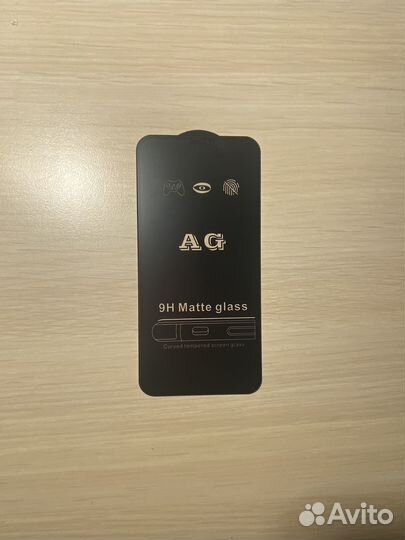 Матовое защитное стекло на айфон/iPhone