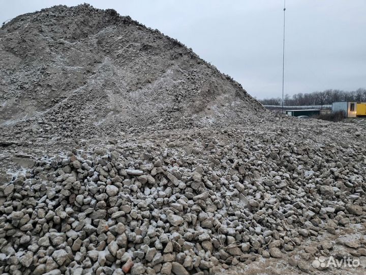 Щебень вторичной переработки фракции