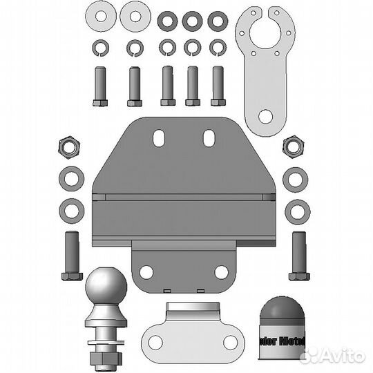 Фаркоп Toyota Land Cruiser 300 2021