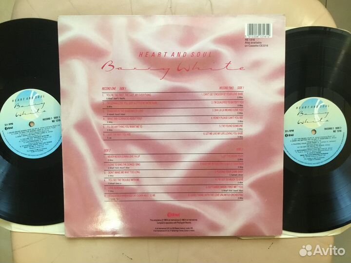 Barry White(Heart and Soul) 1985;2LP;NM; UK