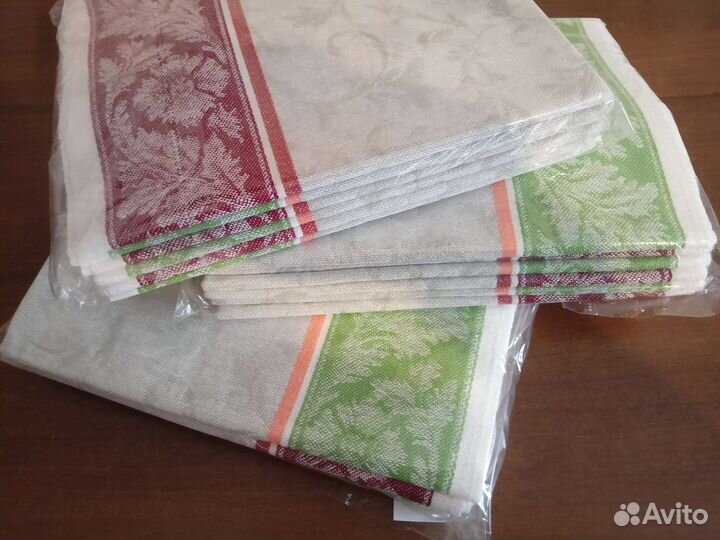 Комплект кухонных полотенец 50*80 полулен