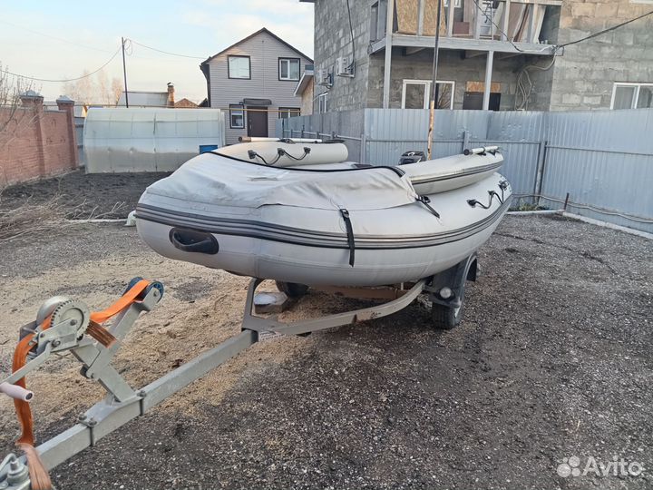 Лодка Фрегат с мотором Меркури 15