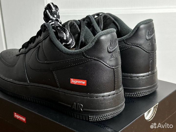 Nike Air Force 1 Supreme Оригинал Black