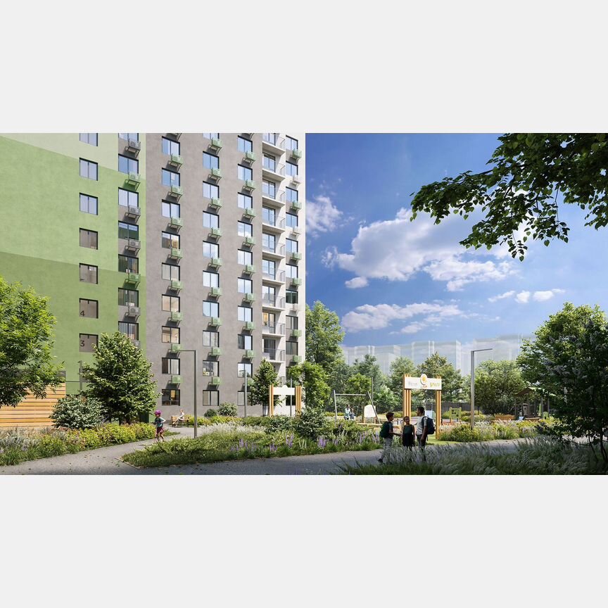 Квартира-студия, 23,3 м², 5/16 эт.