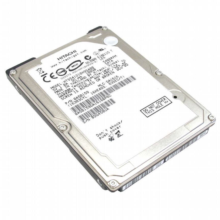 [HTS541210H9SA00] Жесткий Диск Hitachi 100gb Hts541210h9sa00