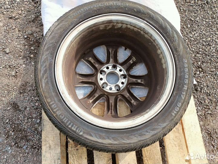 Колесо R17 диск Mercedes A2124011802 + шина