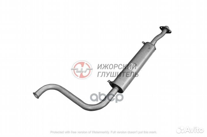 Резонатор ваз 21102 под кататализатор (закатной)