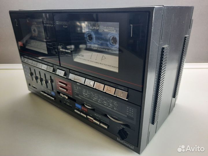 Двухкассетный японец National RX-C66