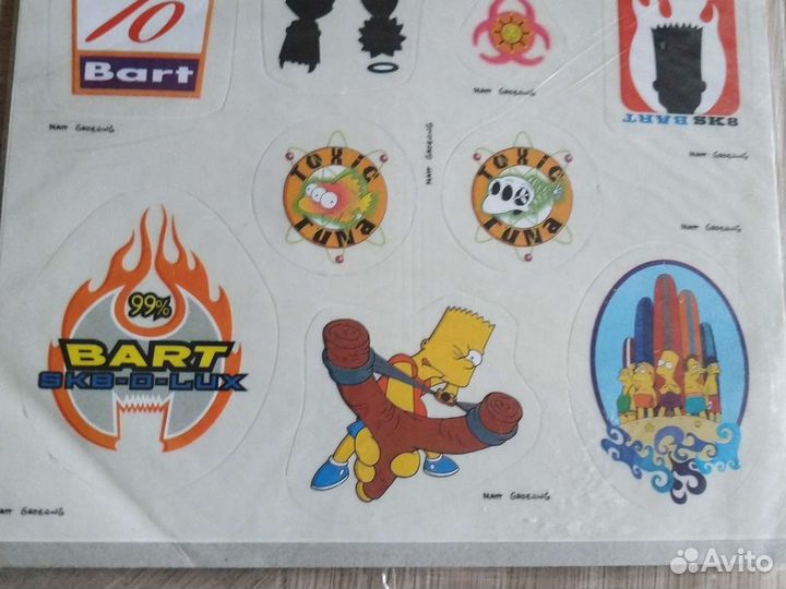 Наклейки Симпсоны