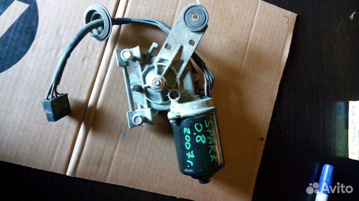 Моторчик стеклоочистителей передн.Шевроле Спарк 07