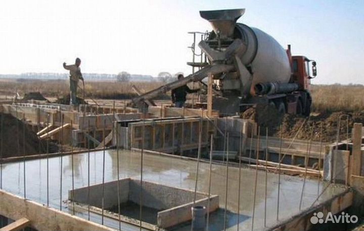 Бетон Раствор с доставкой м200 м300 Бетононасос