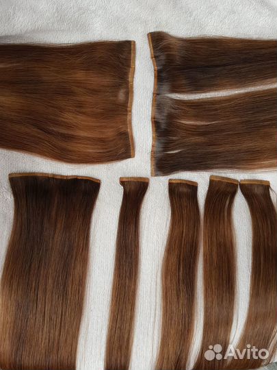 Натуральные волосы на заколках Berkana 50 см