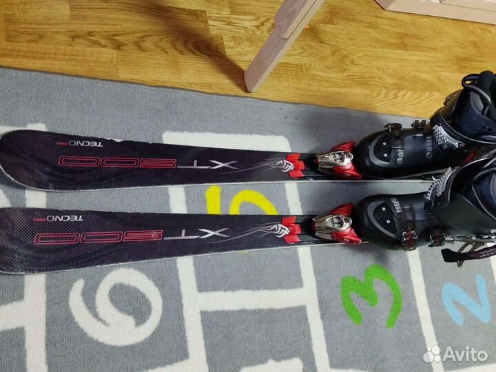 Горные лыжи с ботинками