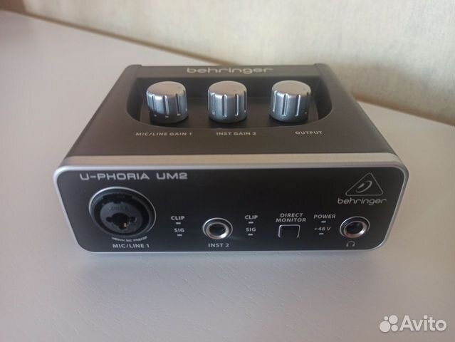 Внешняя звуковая карта Behringer U-phoria UM2 купить в Великом ...