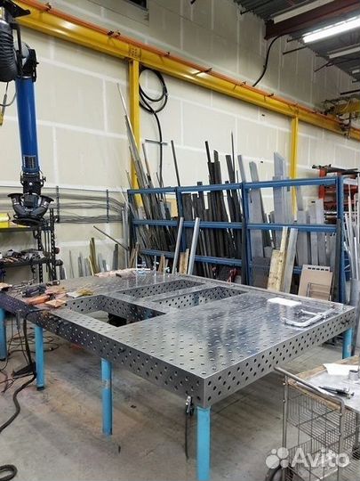 Сварочный 3D стол 1000х800х100 толщиной 8 мм