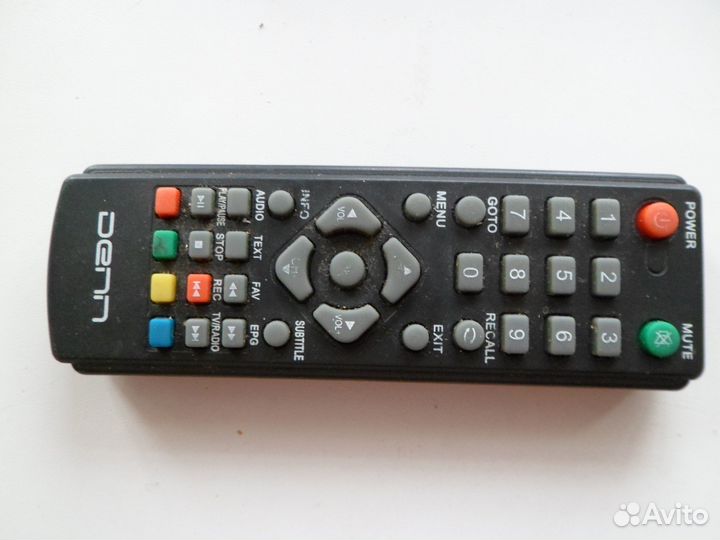 Пульт от цифровой DVB-T2 приставки denn