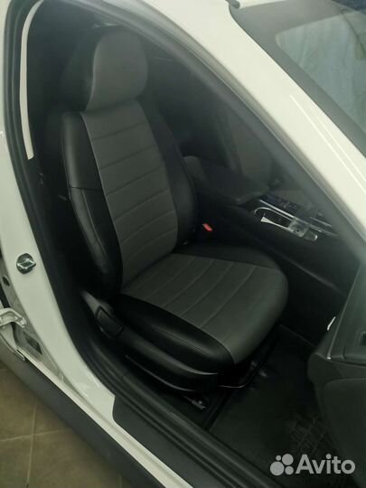 Авточехлы из экокожи Hyndai Sonata(DN8)