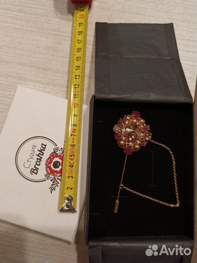 Брошь ручной работы новая
