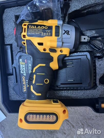 Аккумуляторный гайковерт с батареей и зу в кейсе