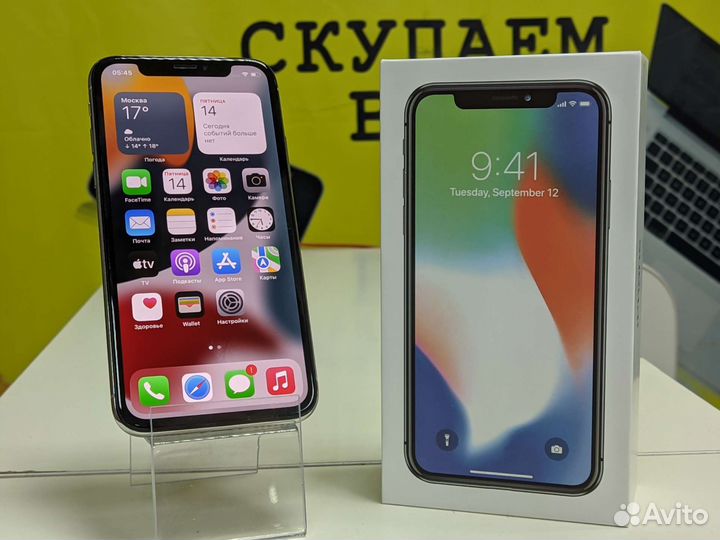 Телефон iPhone X 64 GB/рассрочка
