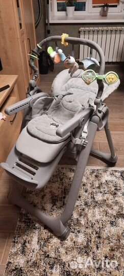 Стульчик для кормления chicco polly magic relax