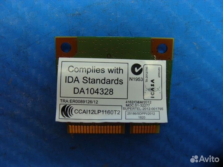 Wi-Fi + Bluetooth для ноутбука и компов pci-e mini