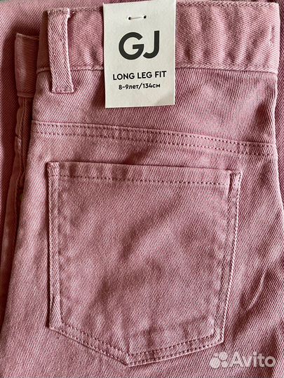 Новые розовые джинсы на девочку Long Leg