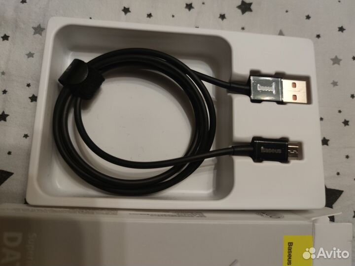 Кабель micro usb Baseus. Новый. 1м