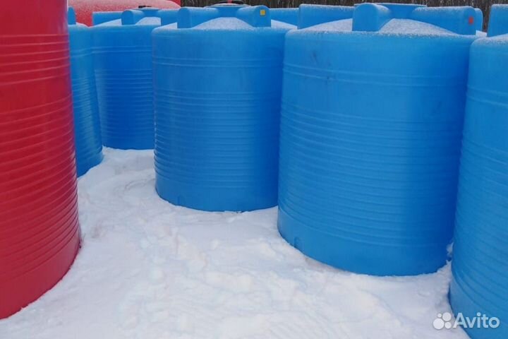 Емкости пластиковые от 2000т.л. до 10000 тонн
