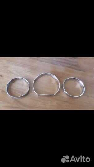 Кольца хромированные для Мерседес