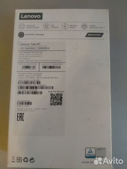 Планшет lenovo tab m7