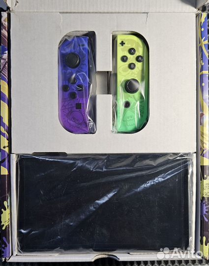 Nintendo switch oled splatoon 3 256gb чипован
