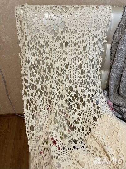 Ткани Италия натуральные молочного оттенка