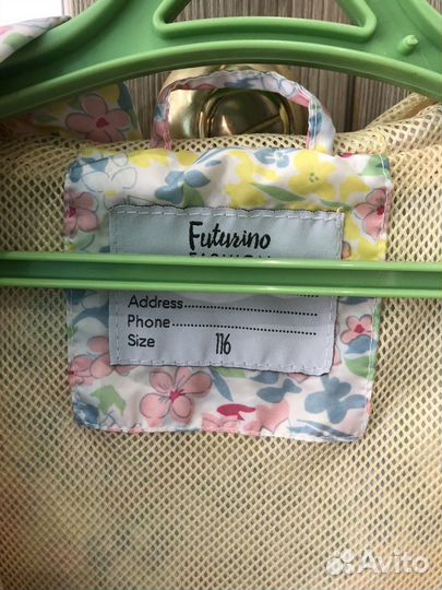 Куртка-плащ на лето 116р