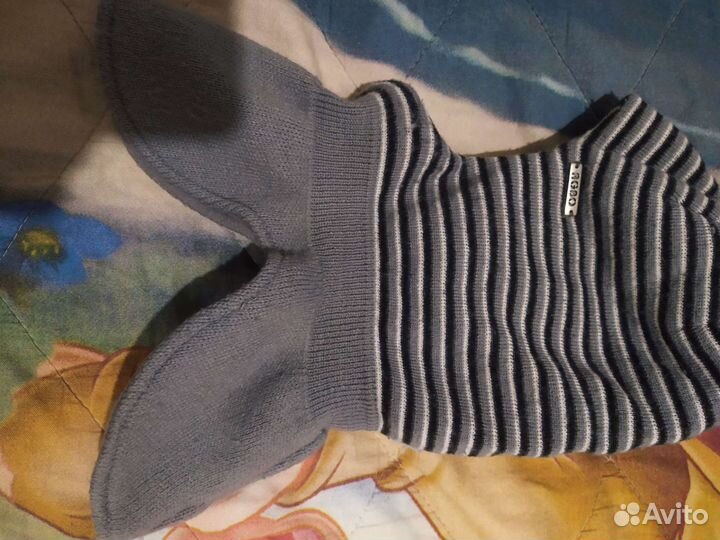 Шапка шлем для мальчика 46 48