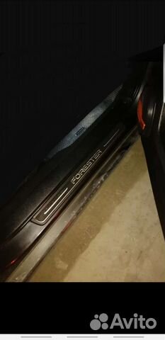 Накладки на пороги forester sh