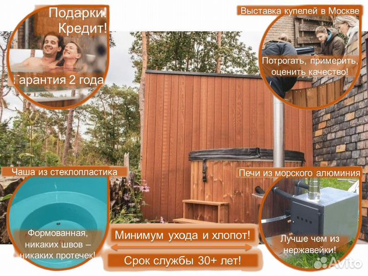 Купель c подогревом 