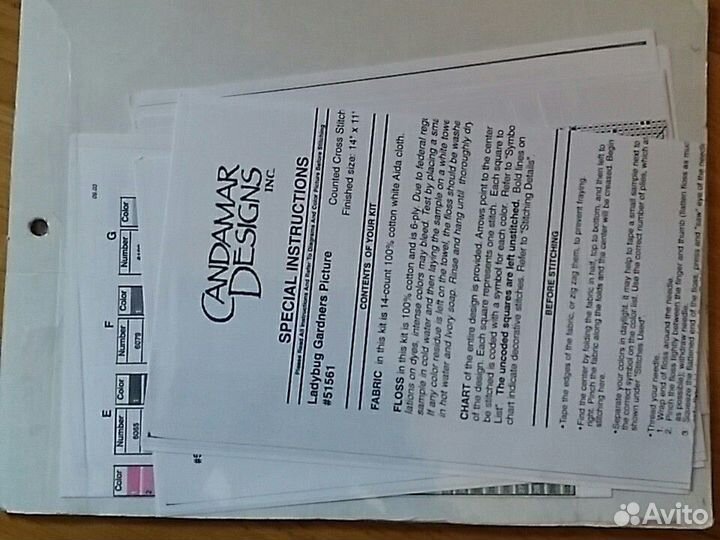 Набор для вышивания Ladybug Gardeners 51561 Candam