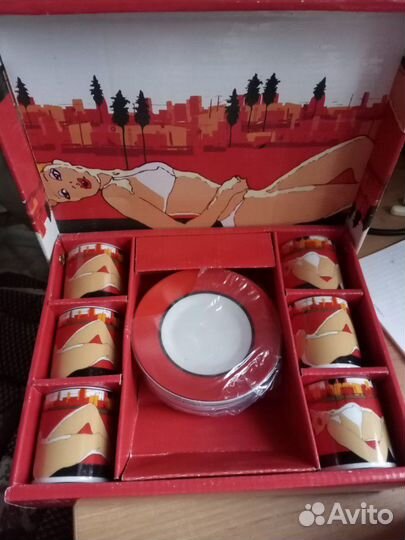 Оригинальный кофейный набор.Не использованный,прос