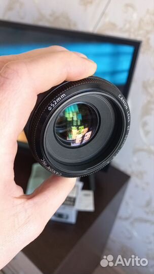 Объектив canon f/ 50mm 1.8 ll