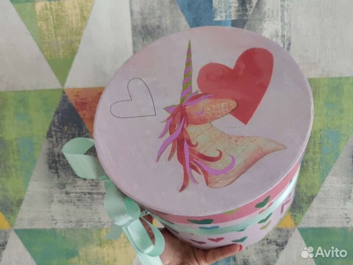 Шляпная коробка для цветов