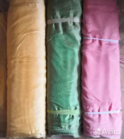 Тюль Органза однотонная