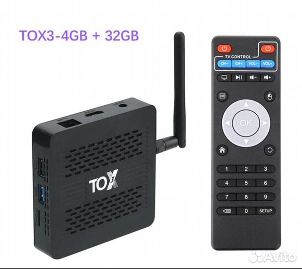 TV Android Tox-3,4/32 Amlogic S905x4