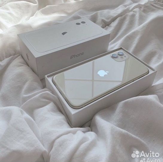 Белый iPhone 11 128gb, новый