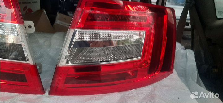Фонари задние octavia a7 led левый,правый