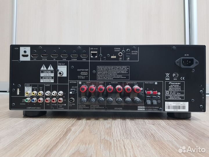 AV Ресивер Pioneer VSX-827 Dlna AirPlay-WiFi