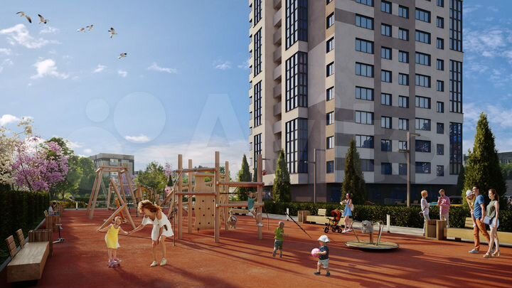 1-к. квартира, 45,2 м², 13/16 эт.