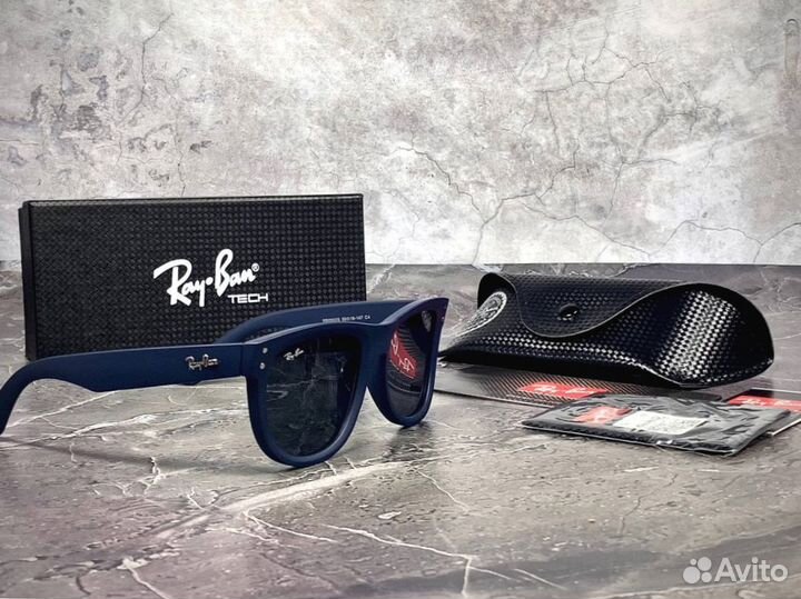 Очки Ray Ban Stories Wayfarer синие