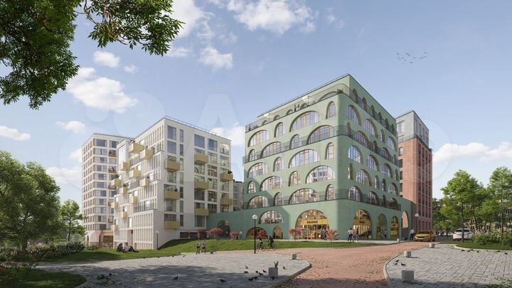 2-к. квартира, 87,1 м², 4/13 эт.