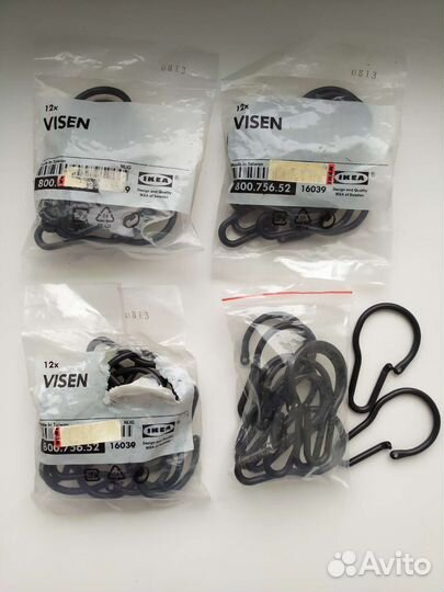 Кольца, Крючки, зажимы Visen, Riktig IKEA